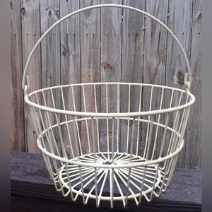 Antique egg/fruit basket
